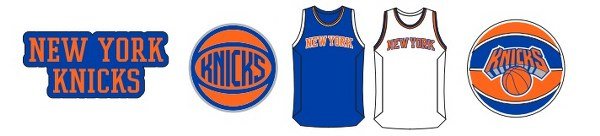 Crocs Jibbitz NBA New York Knicks 5Pck 10011283