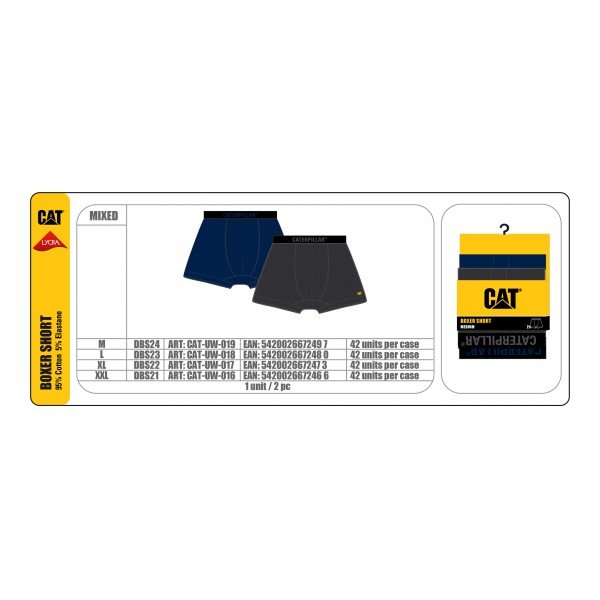 Caterpillar Férfi Alsónadrág (boxer) DBS23 Boxerals 2-pack CAT-UW-018