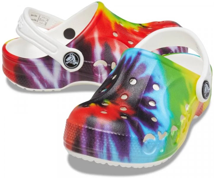 Crocs Gyerek Papucs Baya TieDye Graphic Cg K 207504-90H