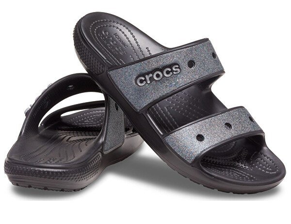 Crocs Női Papucs Classic Croc Glitter II Sandal 207769-001