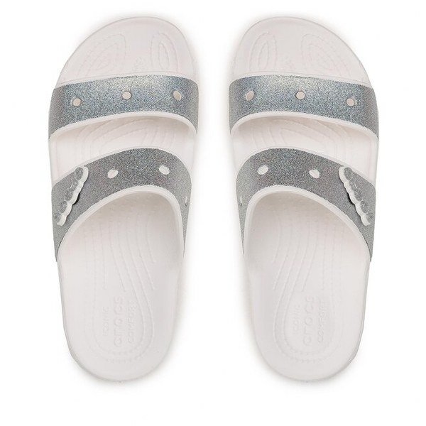 Crocs Női Papucs Classic Croc Glitter II Sandal 207769-90H