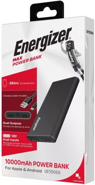 Energizer MAX Powerbank 10000 MAH UE10054_BK