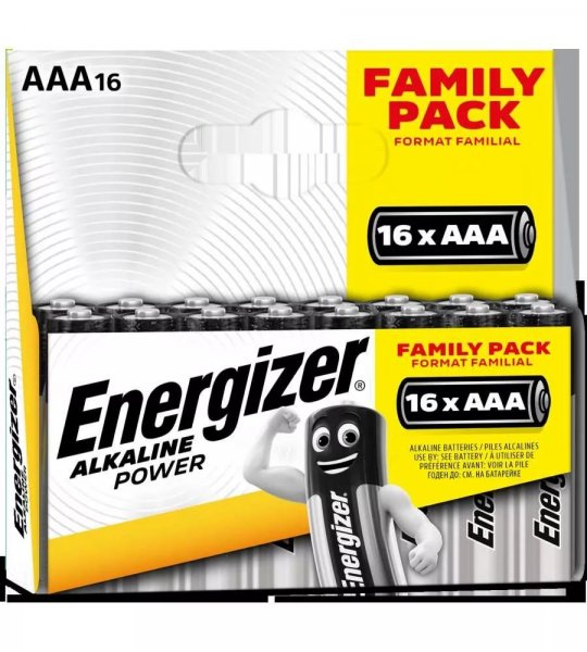 Energizer Alkaline Power AAA Tartós Alkáli Mikro Elem LR3 16Db/Csom