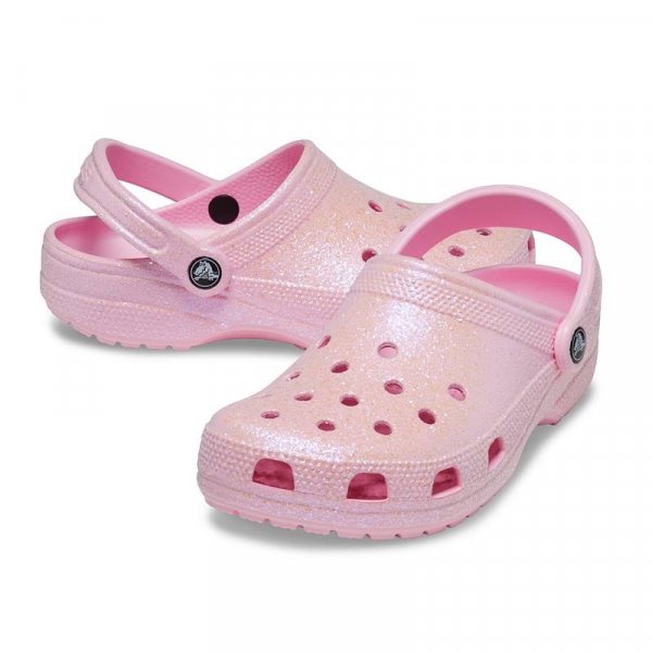 Crocs Női Papucs Classic Glitter Clog 205942-6S0