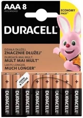 Duracell Basic AAA MN2400 LR3 Mikro Ceruza Alkáli Elem 8db/Csom