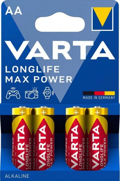 Varta LongLIfe Max Power AA Ceruza Elem LR6 4db/csom