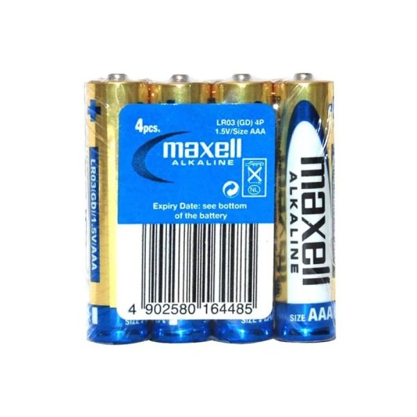 Maxell Alkáli Tartós Mikro Ceruza Elem LR3 4db/Csom Fóliás