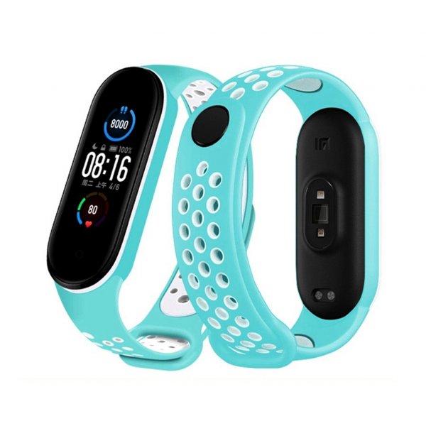 Xiaomi Mi Band 5 / Mi Band 6 okoskarkötő dupla sport pótszíj 10 színben