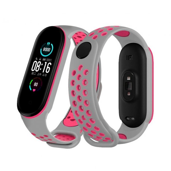 Xiaomi Mi Band 5 / Mi Band 6 okoskarkötő dupla sport pótszíj 10 színben