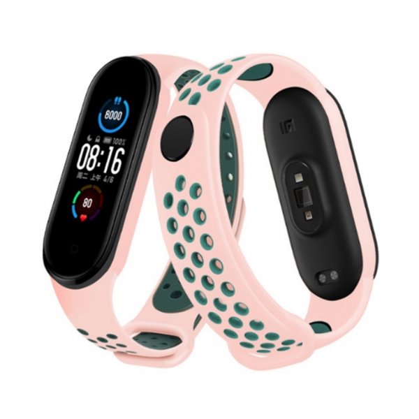 Xiaomi Mi Band 5 / Mi Band 6 okoskarkötő dupla sport pótszíj 10 színben