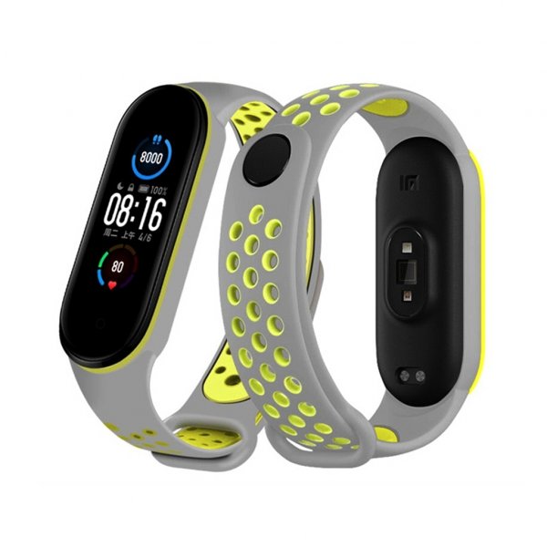 Xiaomi Mi Band 5 / Mi Band 6 okoskarkötő dupla sport pótszíj 10 színben