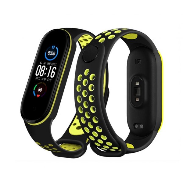 Xiaomi Mi Band 5 / Mi Band 6 okoskarkötő dupla sport pótszíj 10 színben