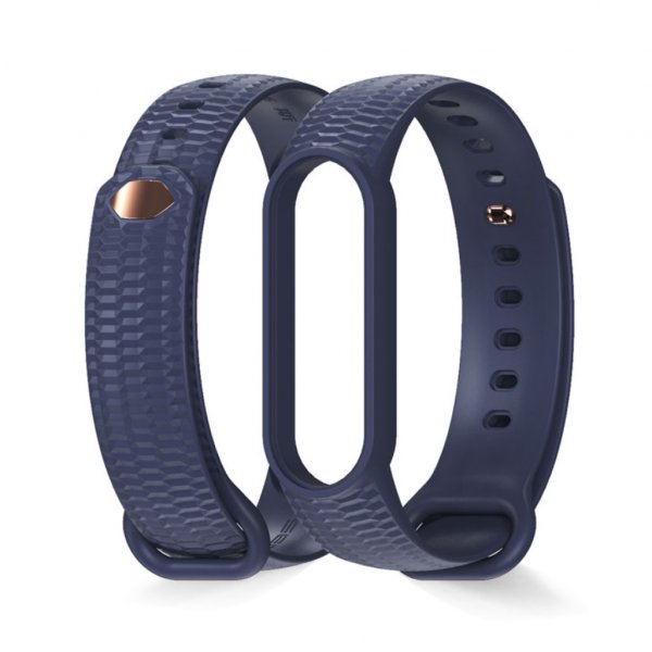 Xiaomi Mi Band 5, 6 okoskarkötő Style szilikon pótszíj