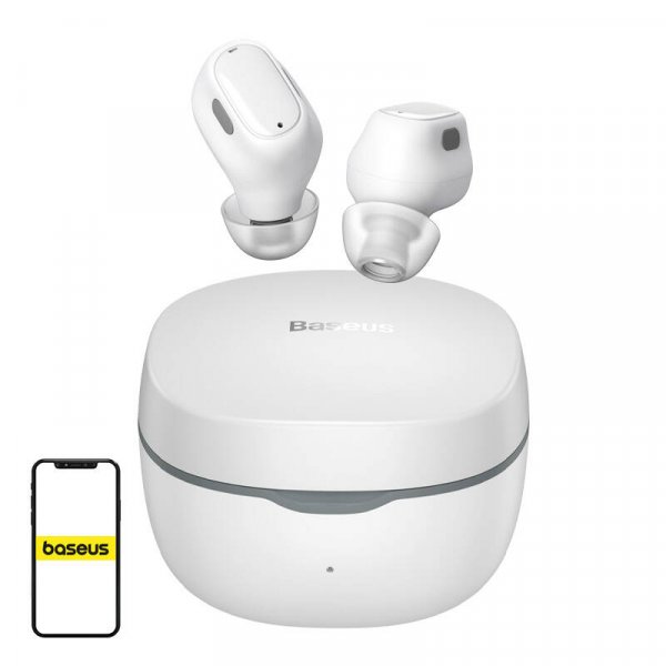 Baseus Bowie WM01 TWS Bluetooth Fülhallgató Fehér