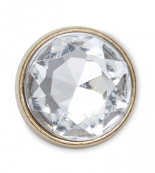 Crocs Jibbitz Gold Clear Gem 10011782