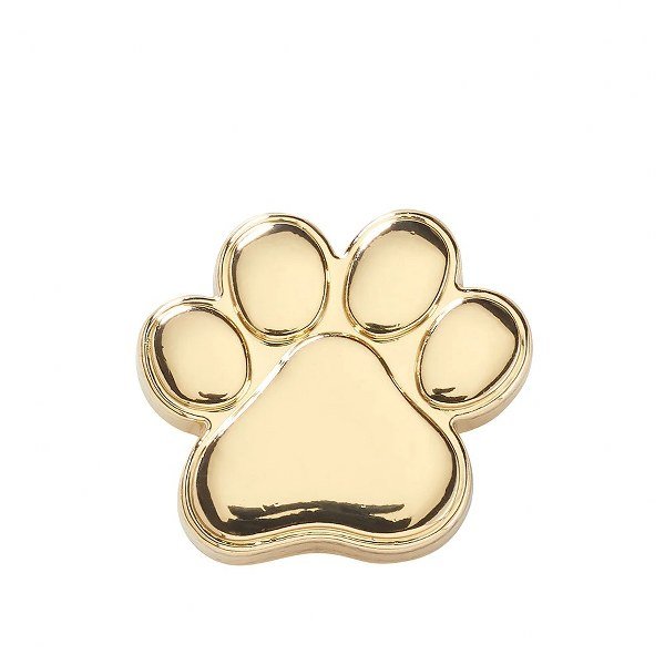 Crocs Jibbitz Gold Dog Paw 10012310 Crocs Jibbitz Gold Dog Paw 10012310
