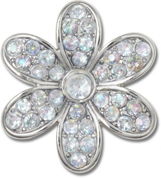 Crocs Jibbitz Silver Mnchrm Daisy 1 10013403