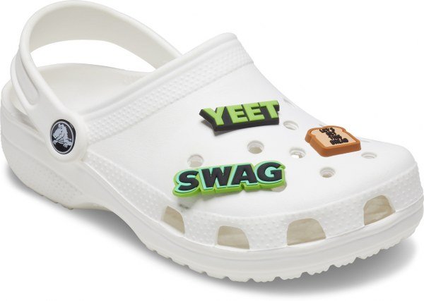 Crocs Jibbitz Sayings 3 Pack 10007997 Crocs Jibbitz Sayings 3 Pack 10007997