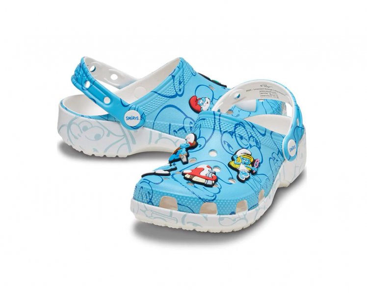 Crocs Gyerek Papucs Smurfs Classic Clog K 210821-90H