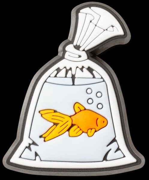 Crocs Jibbitz Gold Fish in Baggy 10011209 Crocs Jibbitz Gold Fish in Baggy 10011209