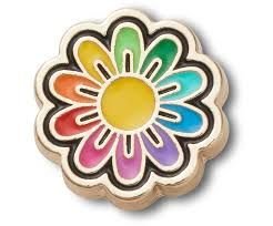 Crocs Jibbitz Festival Gold Rainbow Daisy 10013431