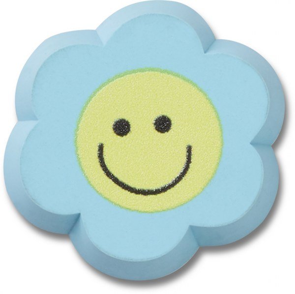 Crocs Jibbitz Smiley Blue Flower Eraser 10014071