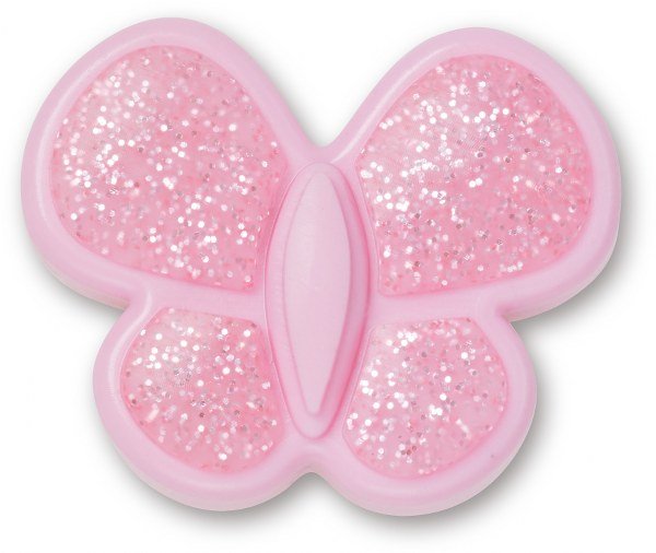 Crocs Jibbitz Tiny Pink Glitter Butterfly 10014798 Crocs Jibbitz Tiny Pink Glitter Butterfly 10014798