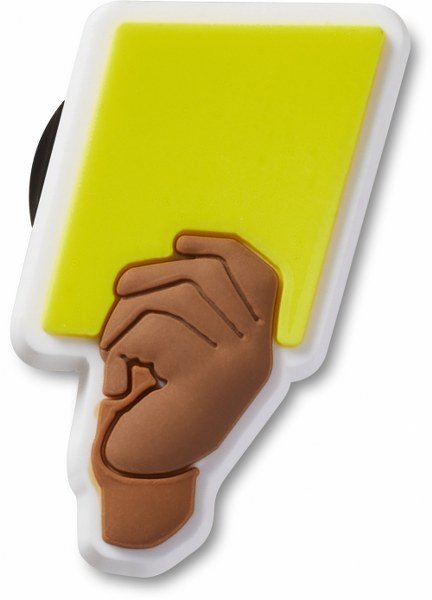 Crocs Jibbitz Soccer Yellow Card 10015146 Crocs Jibbitz Soccer Yellow Card 10015146