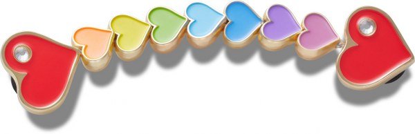 Crocs Jibbitz Rainbow Heart Chain 10015452