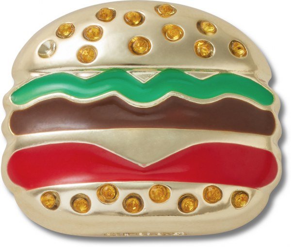 Crocs Jibbitz Gold Burger 10015493