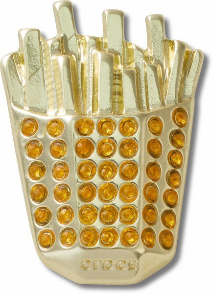 Crocs Jibbitz Gold French Fries 10015494 Crocs Jibbitz Gold French Fries 10015494