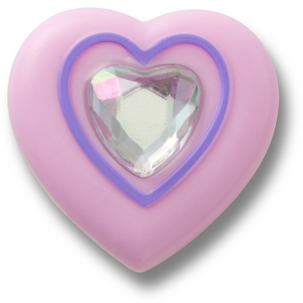 Crocs Jibbitz Pink Heart With Gem 10015536