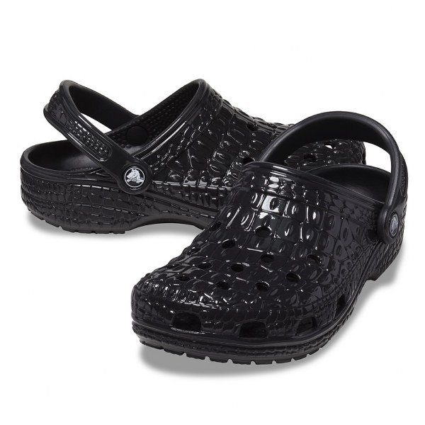 Crocs Női Papucs Classic Metallic Crocskin Clog 209093-001