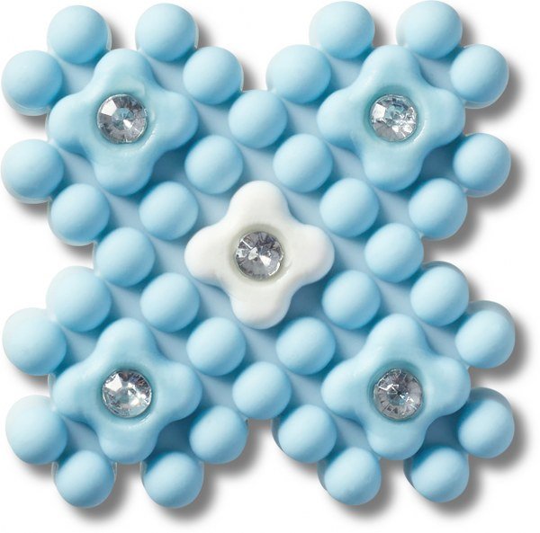 Crocs Jibbitz Beaded Blue Flower 10015414