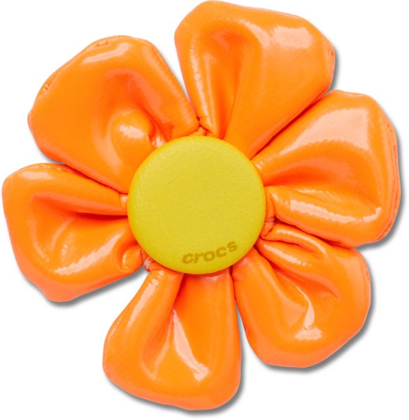 Crocs Jibbitz Oversized Large Orange Flower 10014613