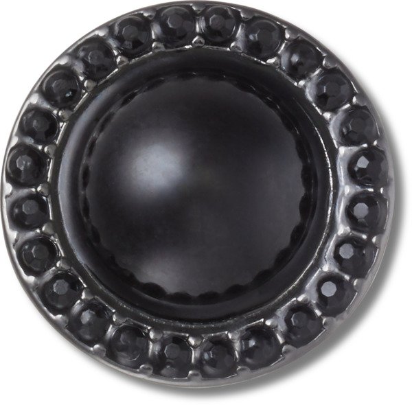 Crocs Jibbitz Black Dome with Gems 10014633