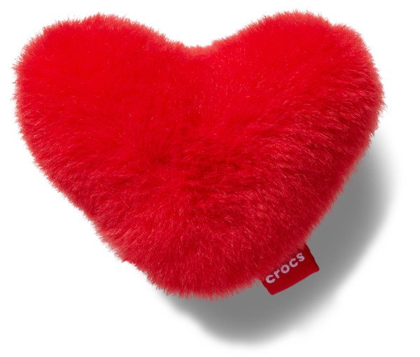 Crocs Jibbitz Red Fuzzy Heart 10014664