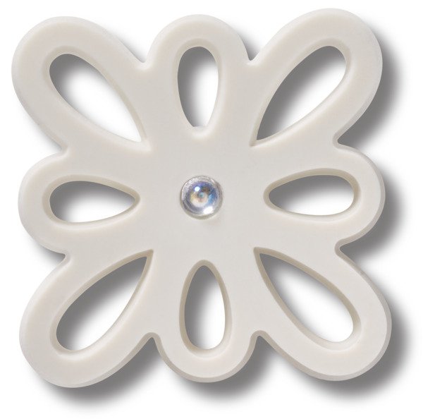 Crocs Jibbitz Cutout White Flower 10015196