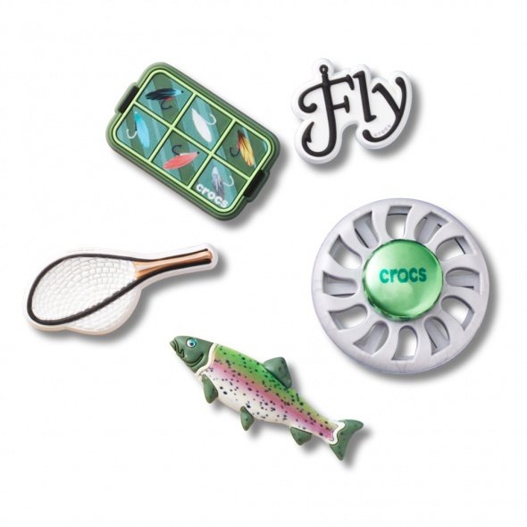 Crocs Jibbitz Fly Fishing 5 Pack 10016066
