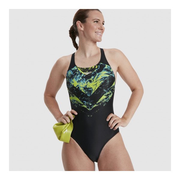 Speedo Női Úszódressz Placement Digital Powerback (UK) 8-06187G632