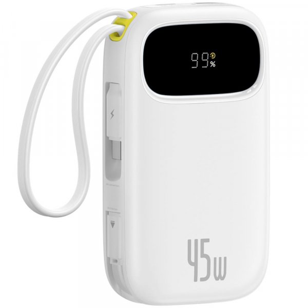 Baseus EnerFill FC31 Powerbank, 20000mAh, 45W, USB-C és Lightning