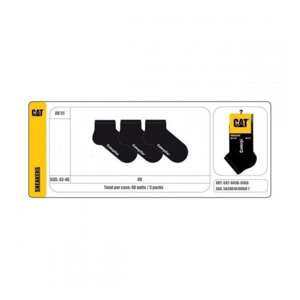 Caterpillar Zokni CAT 3-pack bokazokni CAT-945B-300A