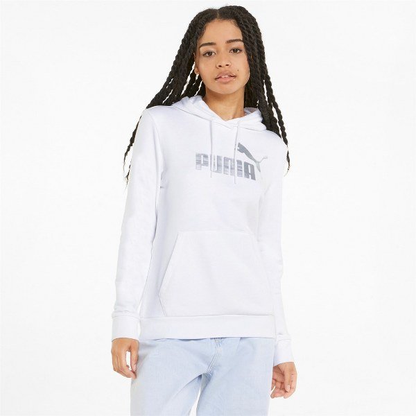 Puma Női Pulóver ESS+ Metallic Logo  Hoodie 849096-02