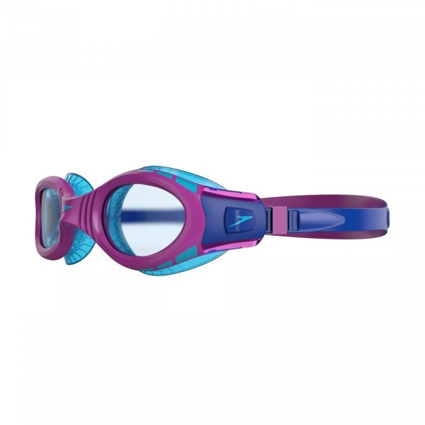 Speedo Gyerek Úszószemüveg FUT BIOF FSEAL DUAL GOG JU BLUE/PURPLE (UK) 8-11595C586