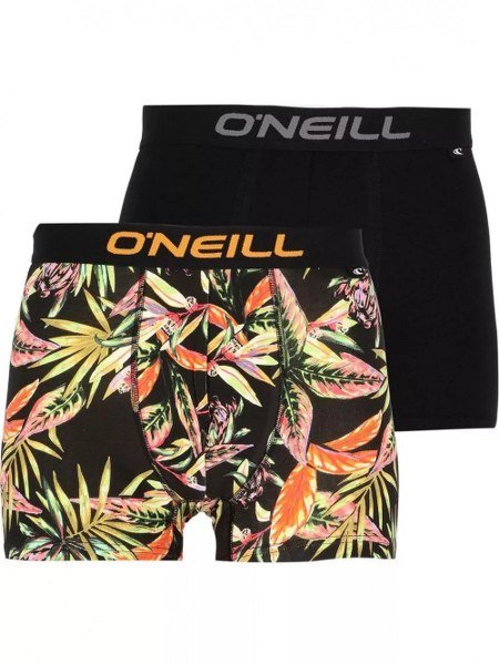O'Neill Férfi Alsónadrág (boxer) Men boxer ONeill tropical flower & plain 2-pack 900962-7000