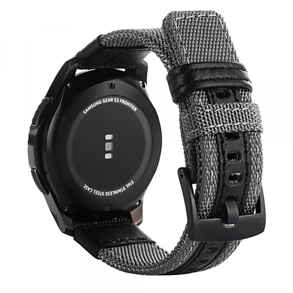 Nylon és Bőr 22mm Okosóra pótszíj