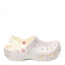 Crocs Gyerek Papucs 21 Classic Glitter Clog K 205441-159