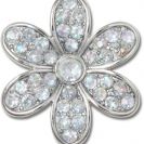 Crocs Jibbitz Silver Mnchrm Daisy 1 10013403