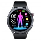 MF22 magyar nyelvű okosóra EKG, vérnyomás és vércukorszint mérés, pulzusfigyelés, Ajándék Fém Pótszíjjal