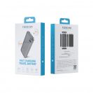 Forever TB300M PD QC 10000 mAh 22,5W Powerbank, Gyors Töltés Fekete